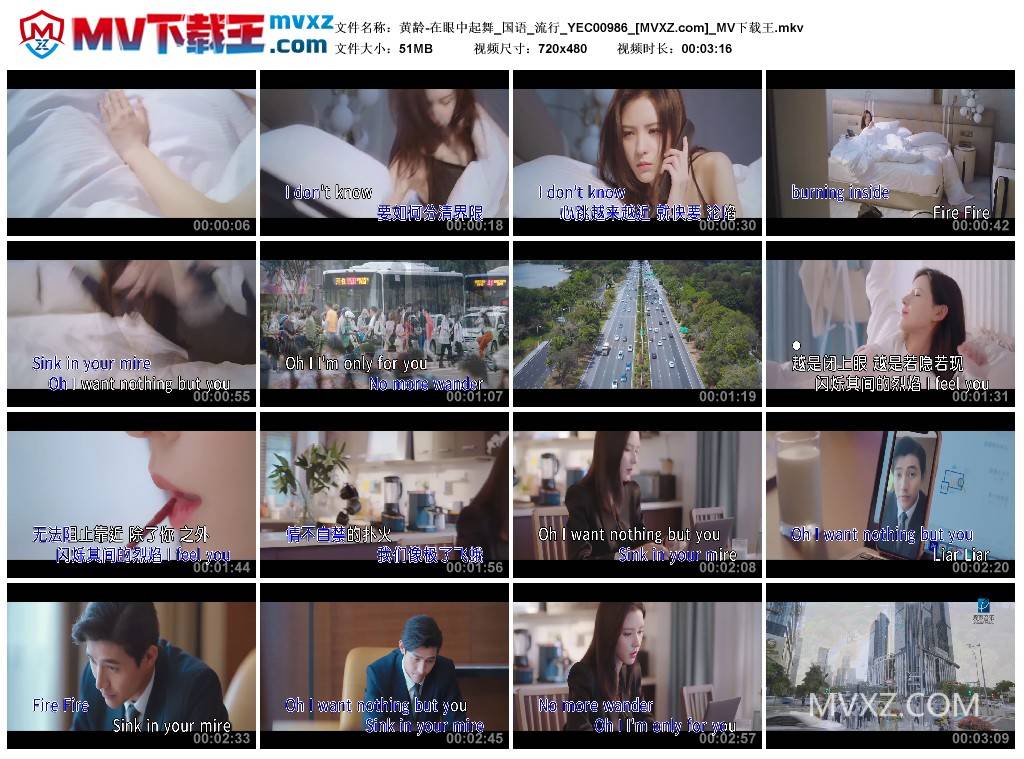 黄龄-在眼中起舞_国语_流行_YEC00986